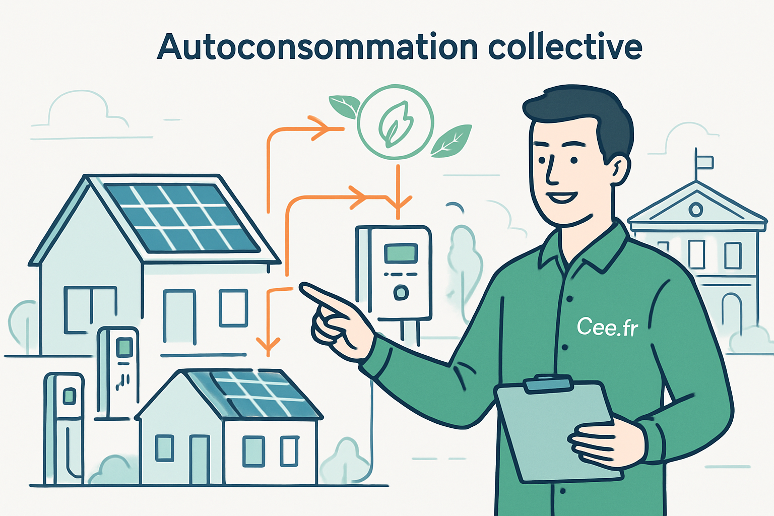découvrez le fonctionnement de l'autoconsommation collective, ses avantages et comment mettre en place un système partagé pour optimiser l'énergie solaire entre voisins.