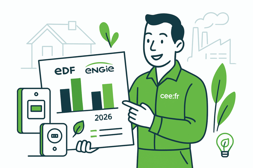 découvrez notre comparatif détaillé des primes énergie edf et engie pour 2026, avec les montants, délais et conditions pour bien choisir votre aide financière.