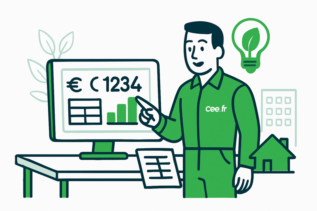 utilisez notre simulateur 2026 pour estimer votre prime cee rapidement et découvrez les montants à jour pour bénéficier des aides énergétiques.