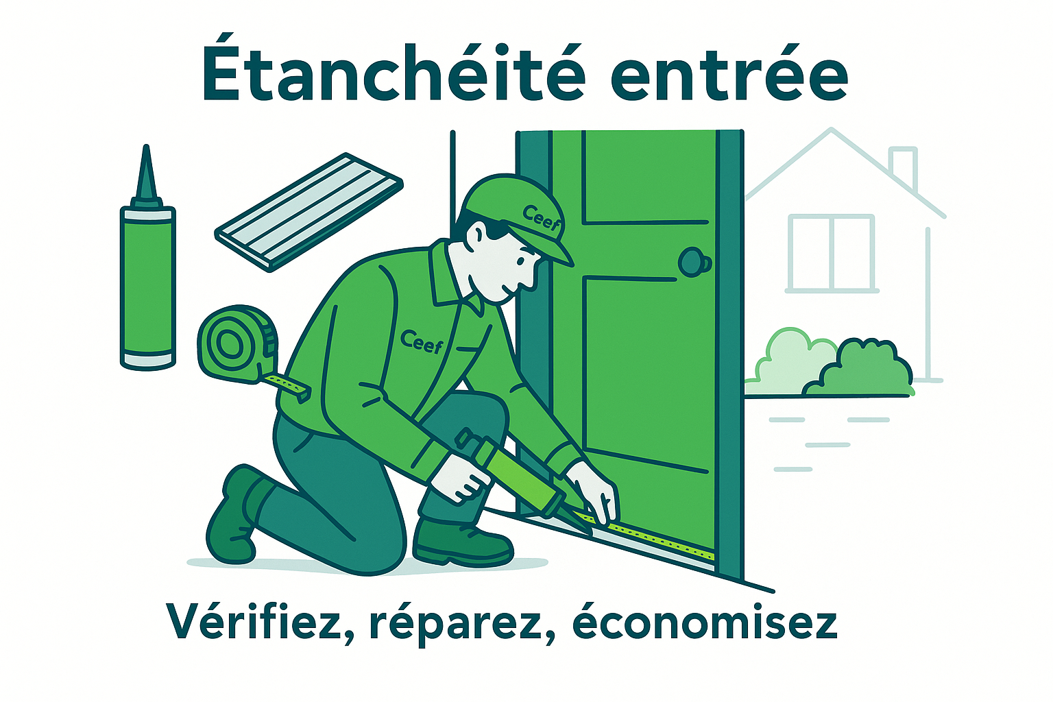 découvrez des solutions efficaces pour assurer l'étanchéité des entrées de votre maison, protégeant ainsi votre intérieur des infiltrations d'eau et des courants d'air.