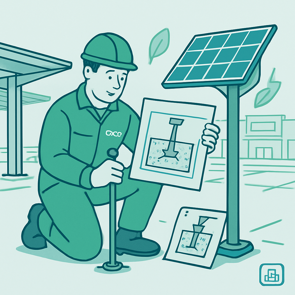 découvrez pourquoi une étude de sol est indispensable avant l'installation d'une ombrière solaire, pour garantir la stabilité, la sécurité et la durabilité de votre projet.