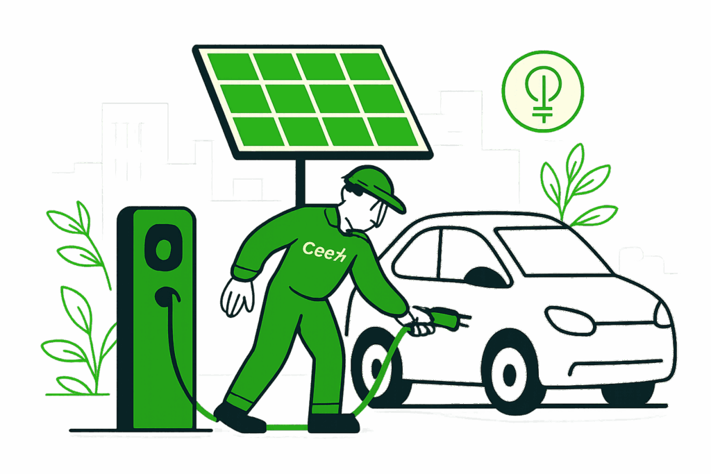 découvrez comment le photovoltaïque et les bornes de recharge révolutionnent la mobilité durable pour un avenir plus vert et responsable.