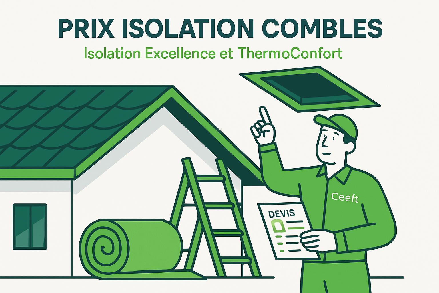 découvrez combien prévoir pour l'isolation de vos combles et obtenez des conseils pour estimer le coût de vos travaux d'isolation.