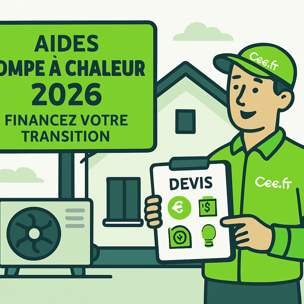 découvrez quelles aides et subventions pour pompe à chaleur seront disponibles en 2026 afin de réduire vos coûts d'installation et améliorer votre efficacité énergétique.