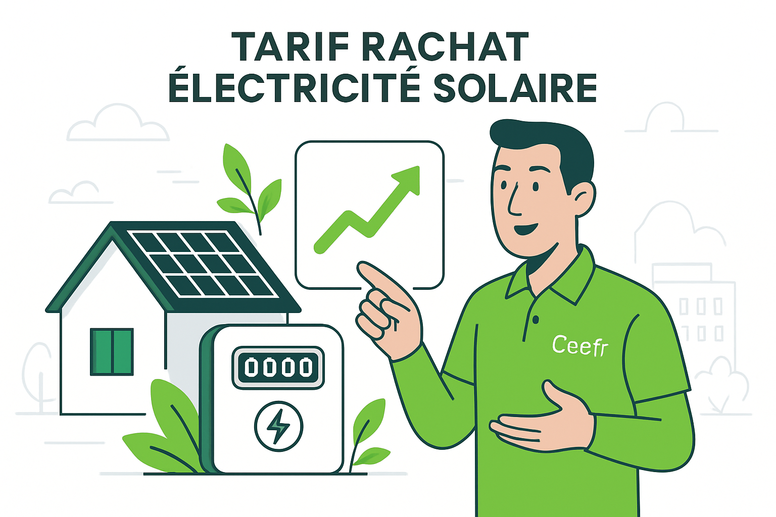 découvrez combien vous pouvez gagner grâce au tarif de rachat de l'électricité solaire. optimisez vos revenus en vendant votre surplus d'énergie propre.