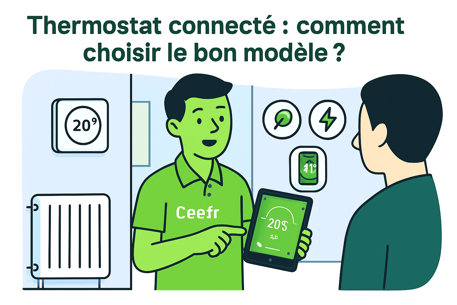 découvrez nos conseils pour choisir le thermostat connecté idéal, alliant confort, économies d'énergie et compatibilité avec votre système de chauffage.