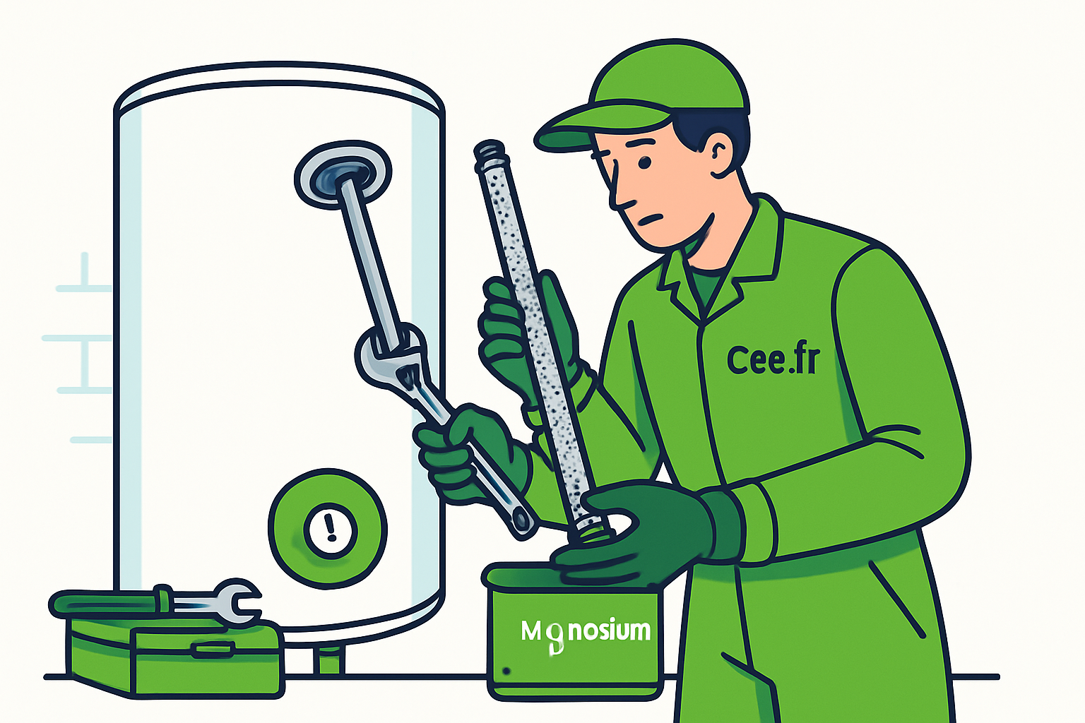 découvrez le rôle essentiel de l'anode magnésium dans votre chauffe-eau et apprenez comment l'entretenir pour prolonger la durée de vie de votre appareil et garantir une eau chaude de qualité.
