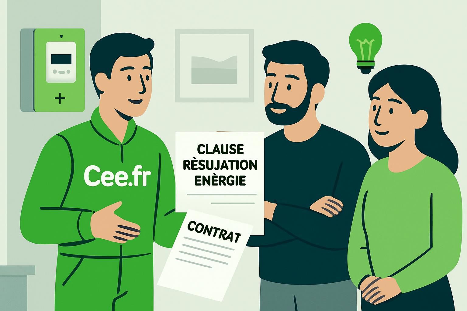 découvrez comment utiliser la clause de résiliation énergie pour changer facilement de fournisseur d'électricité ou de gaz, sans frais ni complications.