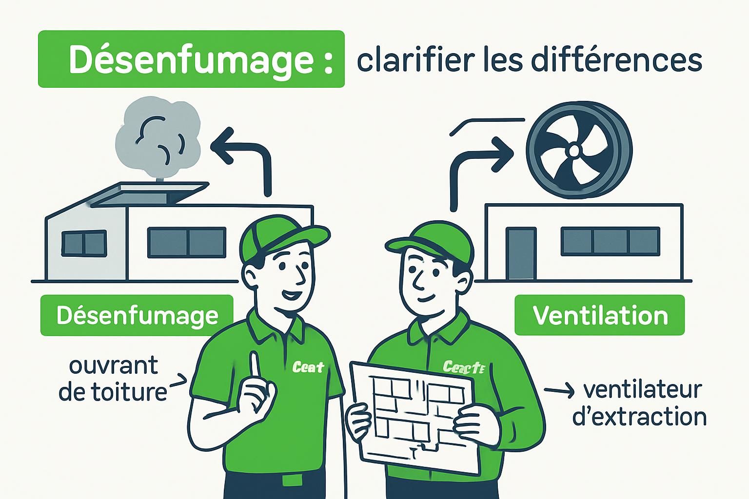 découvrez les différences essentielles entre désenfumage et ventilation pour mieux comprendre leurs rôles et applications dans la gestion de l'air et la sécurité.