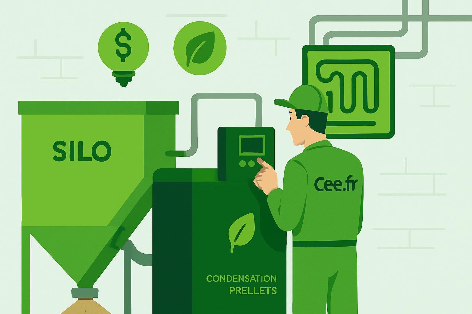 découvrez le fonctionnement de la chaudière à granulés à condensation et ses nombreux avantages en termes d'efficacité énergétique, d'économie et d'écologie.