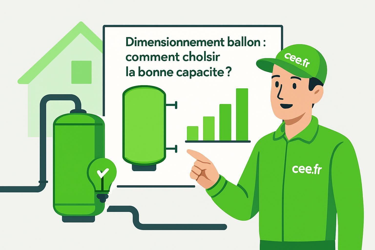 découvrez comment choisir la bonne capacité de ballon d'eau chaude pour optimiser votre confort et économiser de l'énergie grâce à nos conseils de dimensionnement.