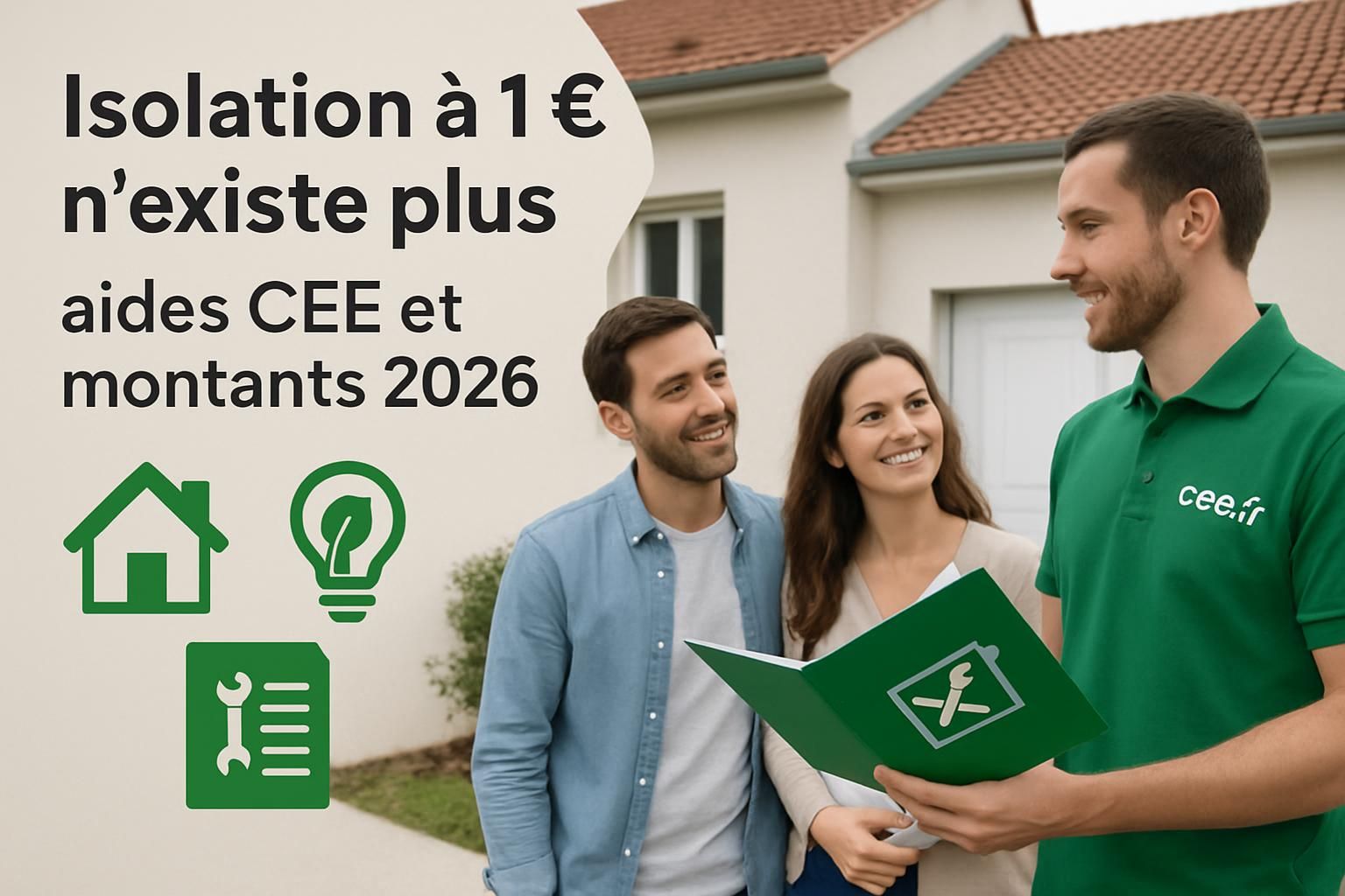 découvrez pourquoi l'isolation à 1€ n'existe plus et quelles sont les nouvelles aides cee disponibles en 2026, avec les montants et conditions pour bénéficier de ces soutiens.