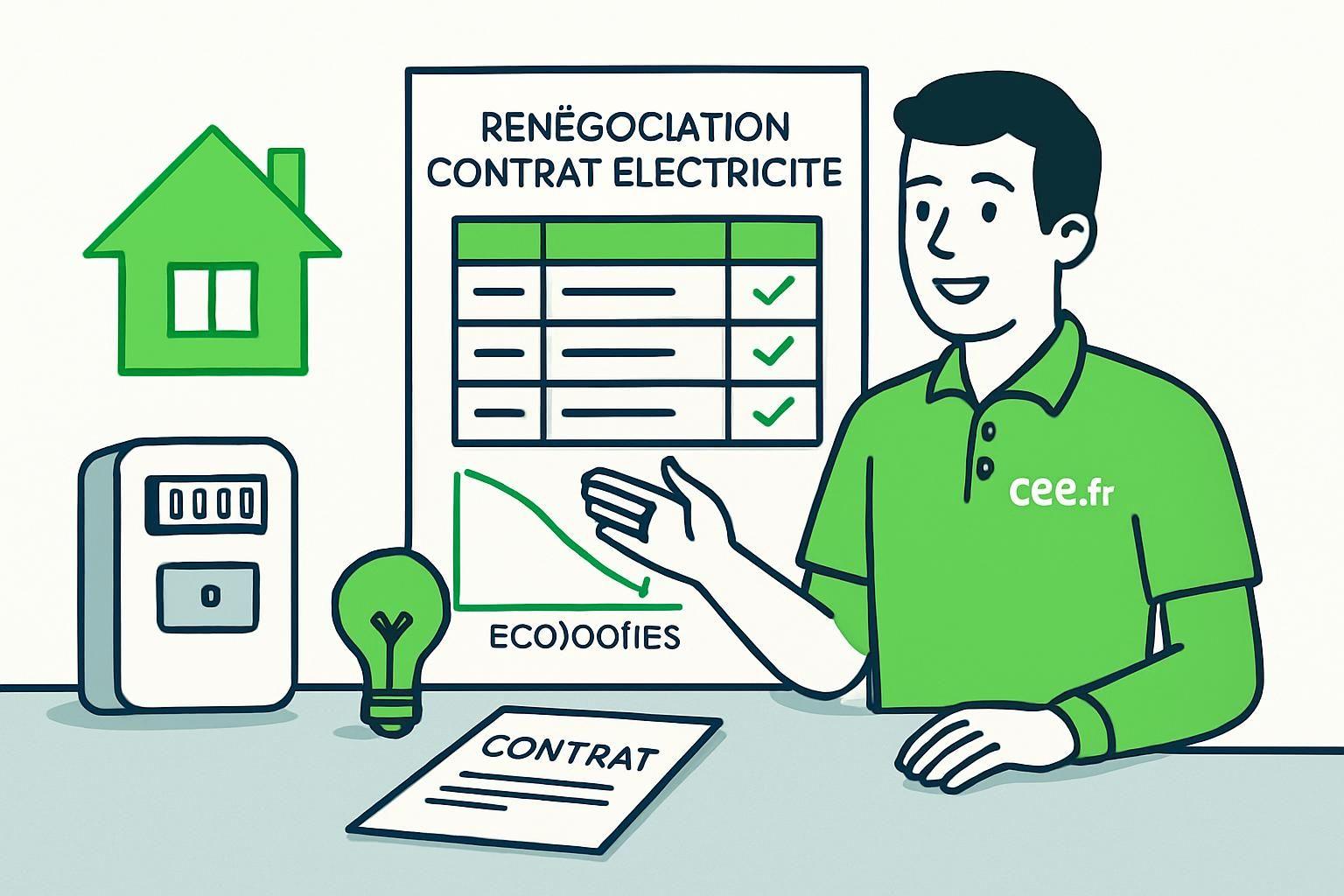 découvrez nos astuces pratiques pour renégocier votre contrat d'électricité et réaliser des économies sur votre facture énergétique.