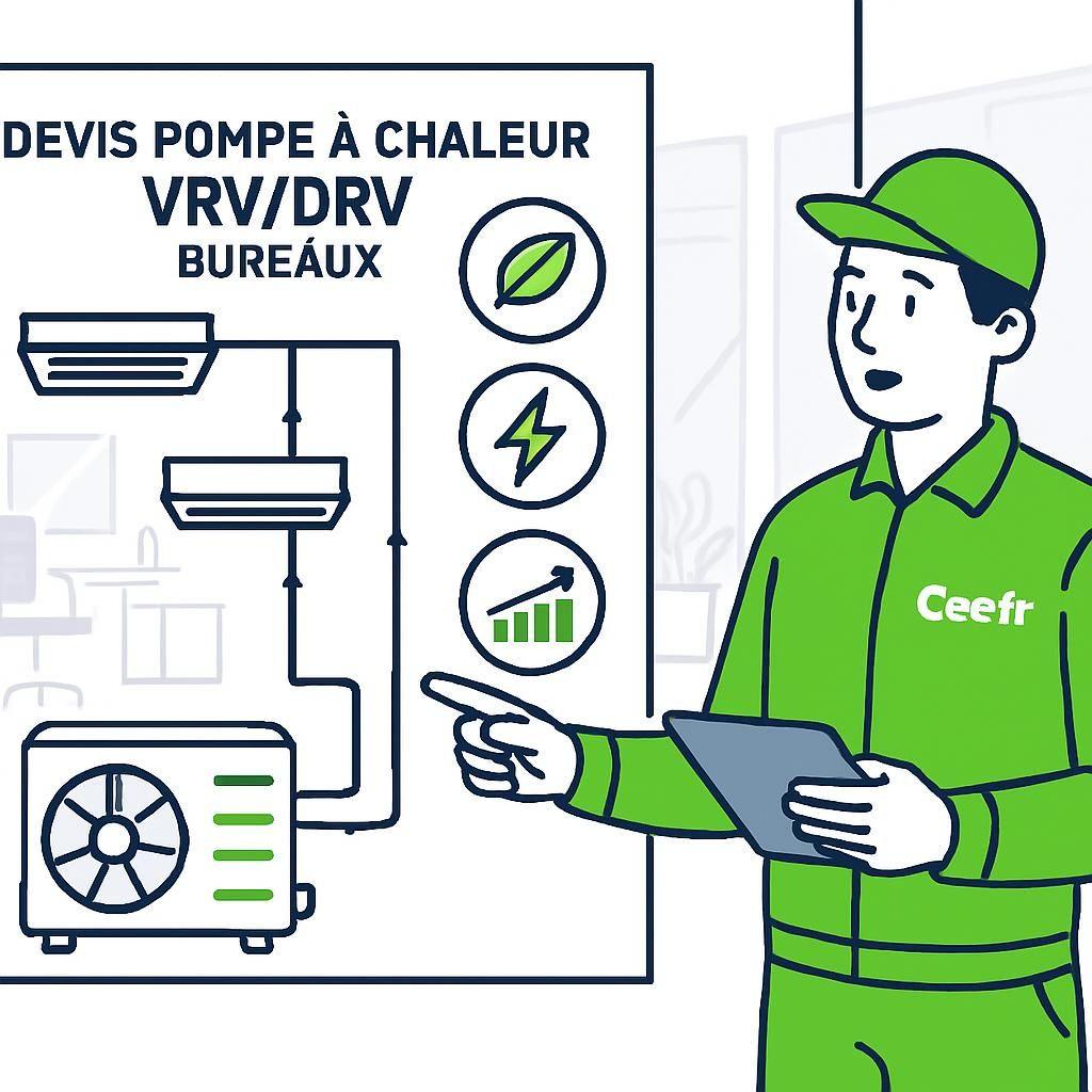 obtenez un devis détaillé pour une pompe à chaleur vrv/drv adaptée aux bureaux. découvrez notre guide complet pour bien choisir et optimiser votre installation.