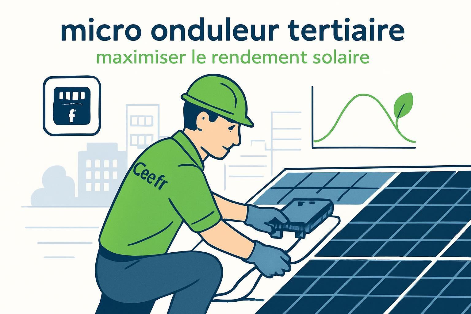 découvrez comment les micro-onduleurs tertiaires peuvent optimiser le rendement de vos installations solaires pour une production d'énergie plus efficace et durable.