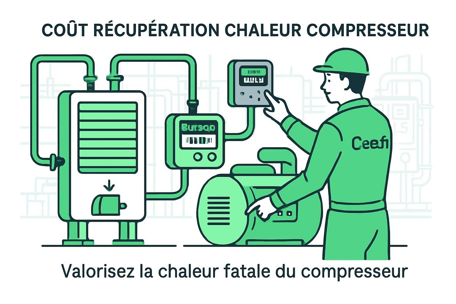 découvrez les explications clés sur le coût de récupération de la chaleur des compresseurs et comment optimiser l'efficacité énergétique de vos installations.