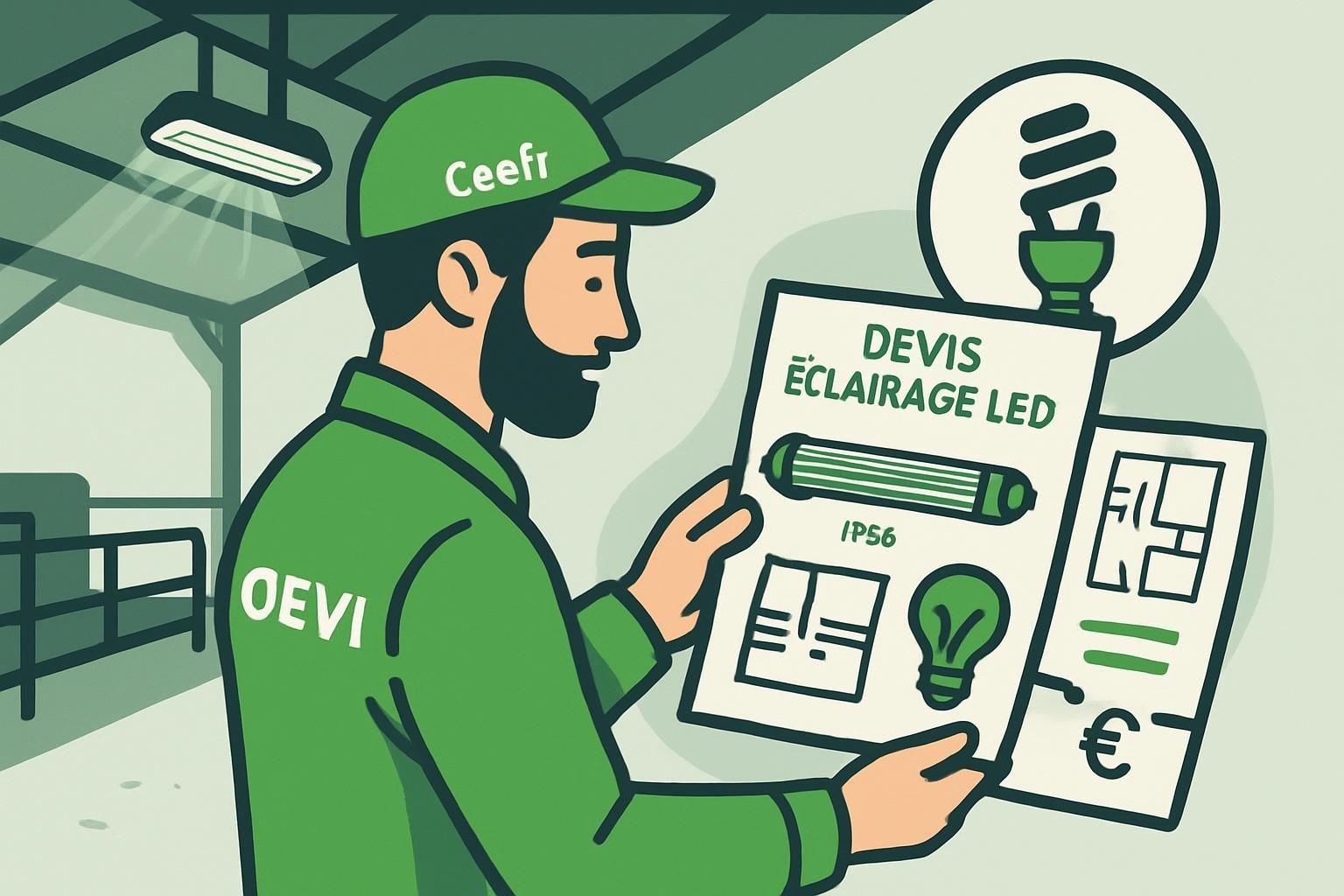 découvrez comment comparer efficacement les devis pour l'éclairage led des bâtiments d’élevage afin d'optimiser vos coûts et améliorer l'efficacité énergétique de vos installations.