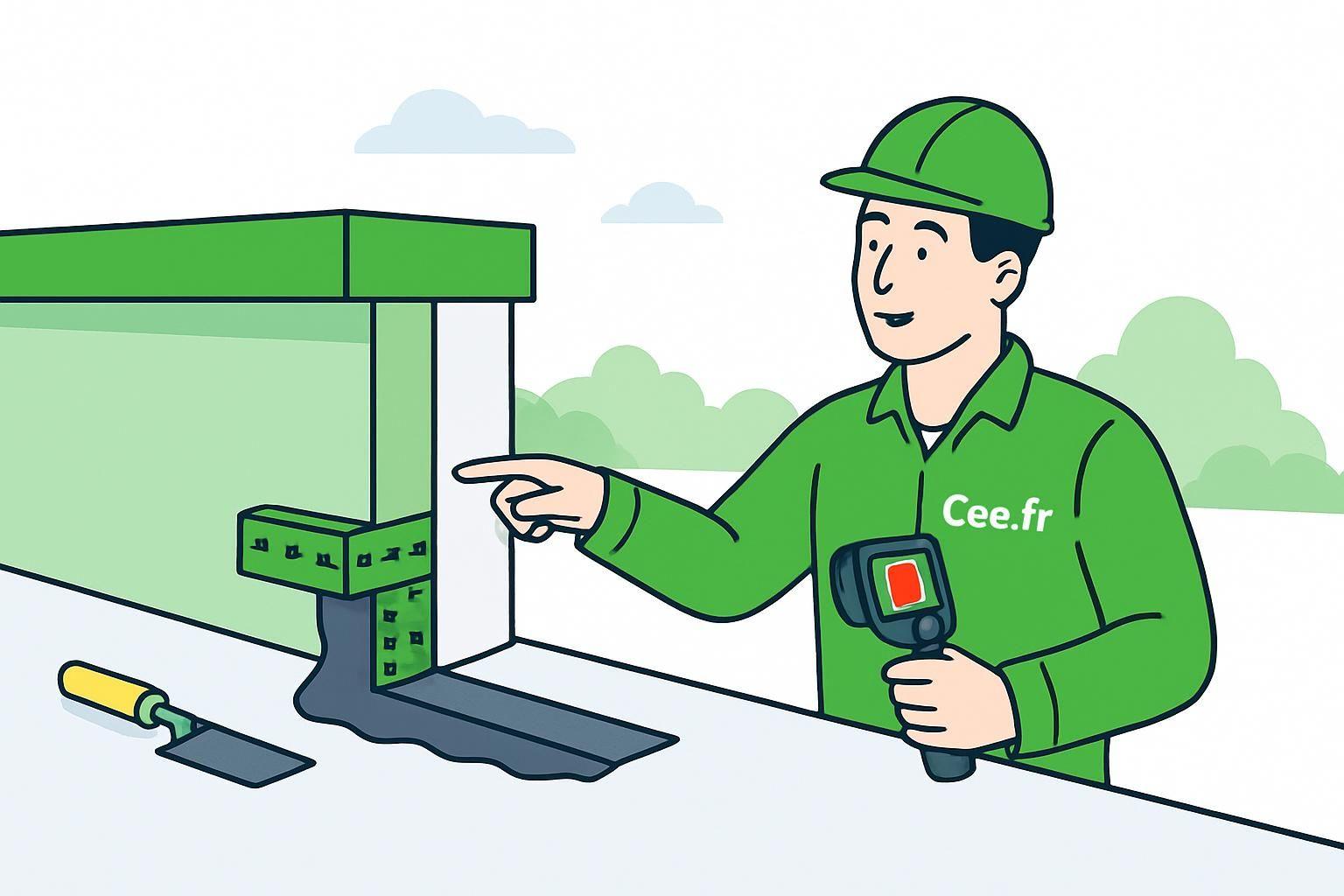 découvrez les causes des ponts thermiques au niveau des acrotères et les solutions efficaces pour améliorer l'isolation de votre bâtiment.